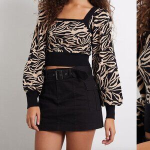 MINKPINK Intazia Cropped Sweater